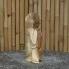 Product image 10 of the product “2 set buddha relax made from suar wood, 40cm Height ”